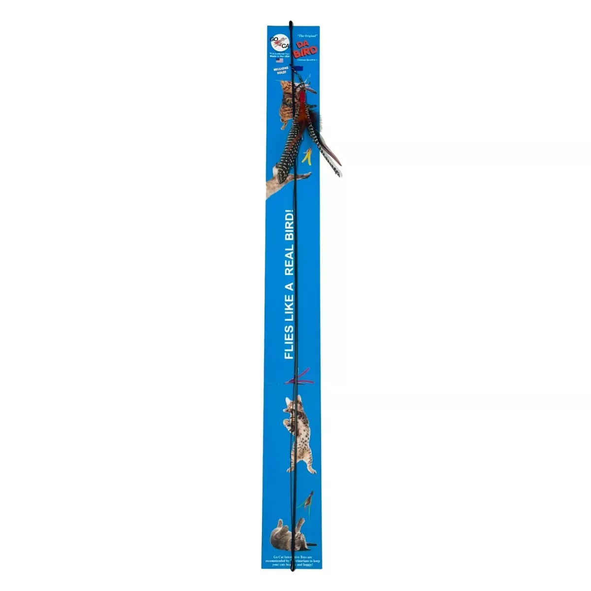 Go Cat Wand Toy - Da Bird