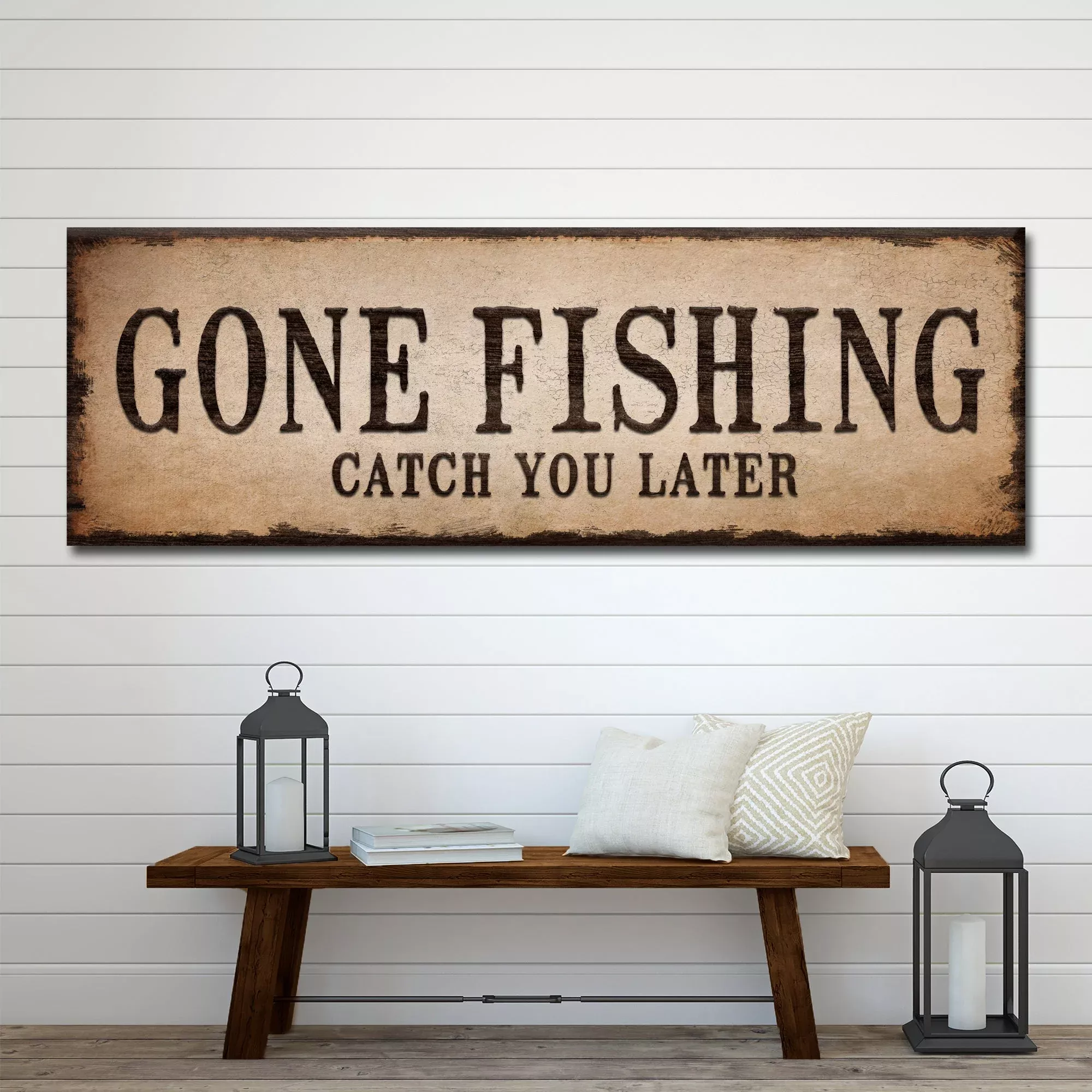 Gone Fishing Sign