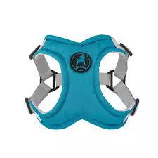 Gooby Memory Foam Step-In Harness Turquoise