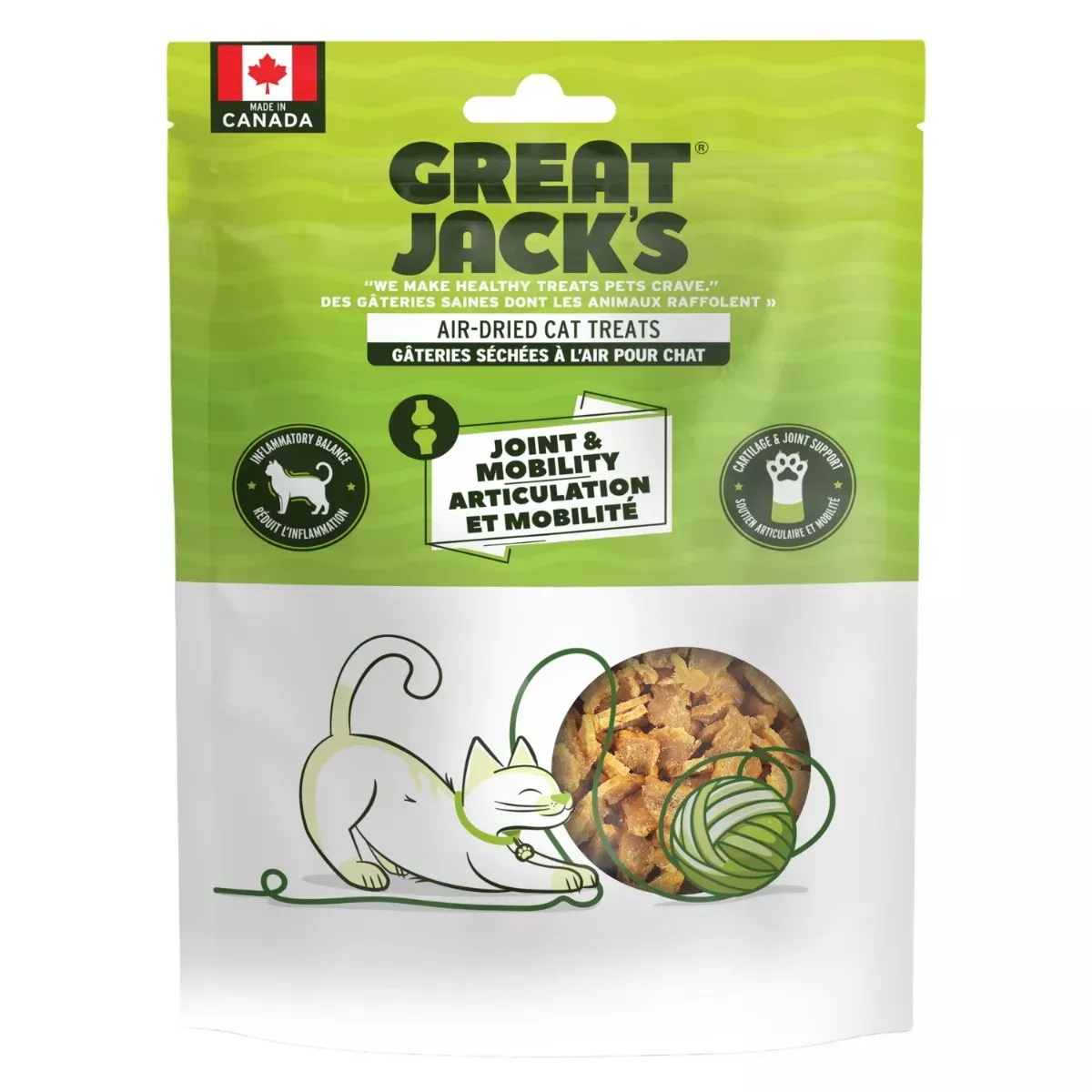 Great Jack's Air-Dried Cat Treats - Joint & Mobility