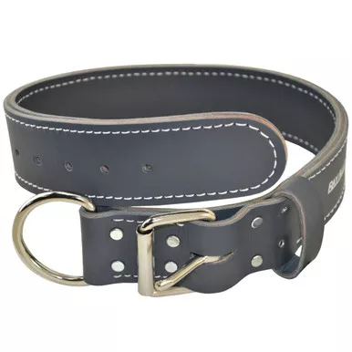 Grey Leather Agitation Collars