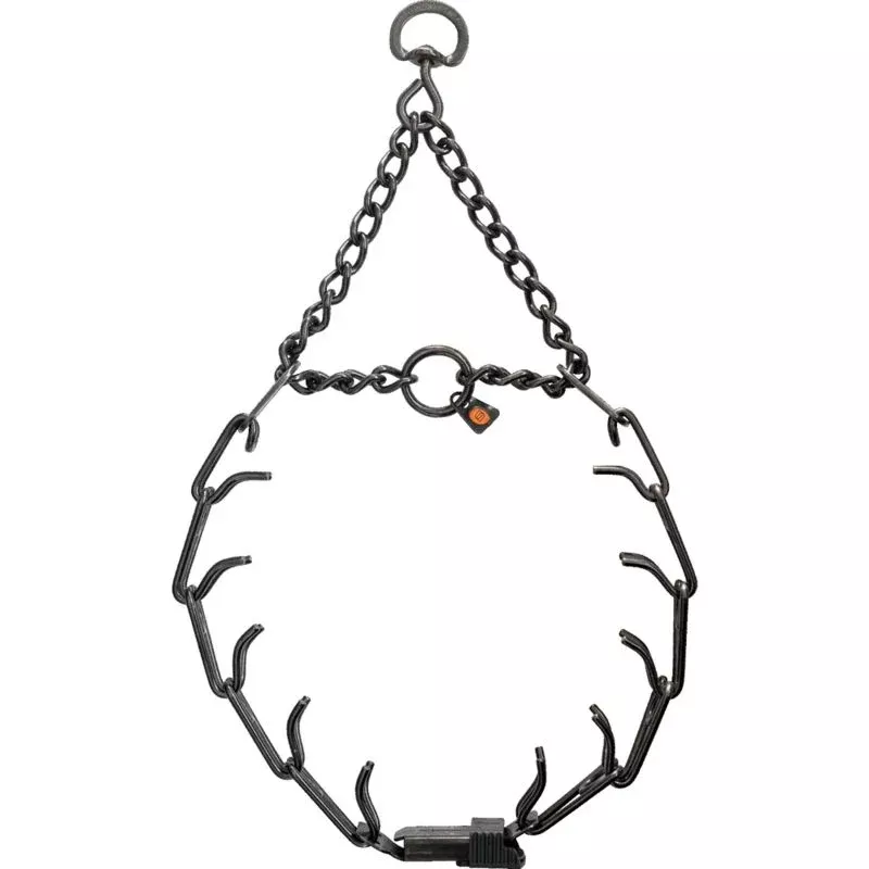 Herm Sprenger Blk U-PLUS ClicLock Collar/Chain