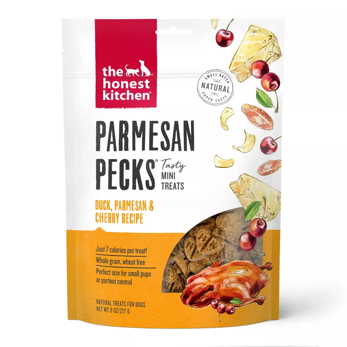 The Honest Kitchen Parmesan Pecks - Duck & Cherry