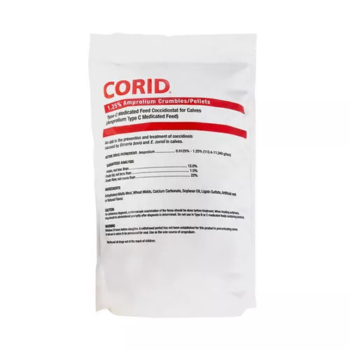 Huvepharma, CORID 1.25% Pellets, 10 Lbs