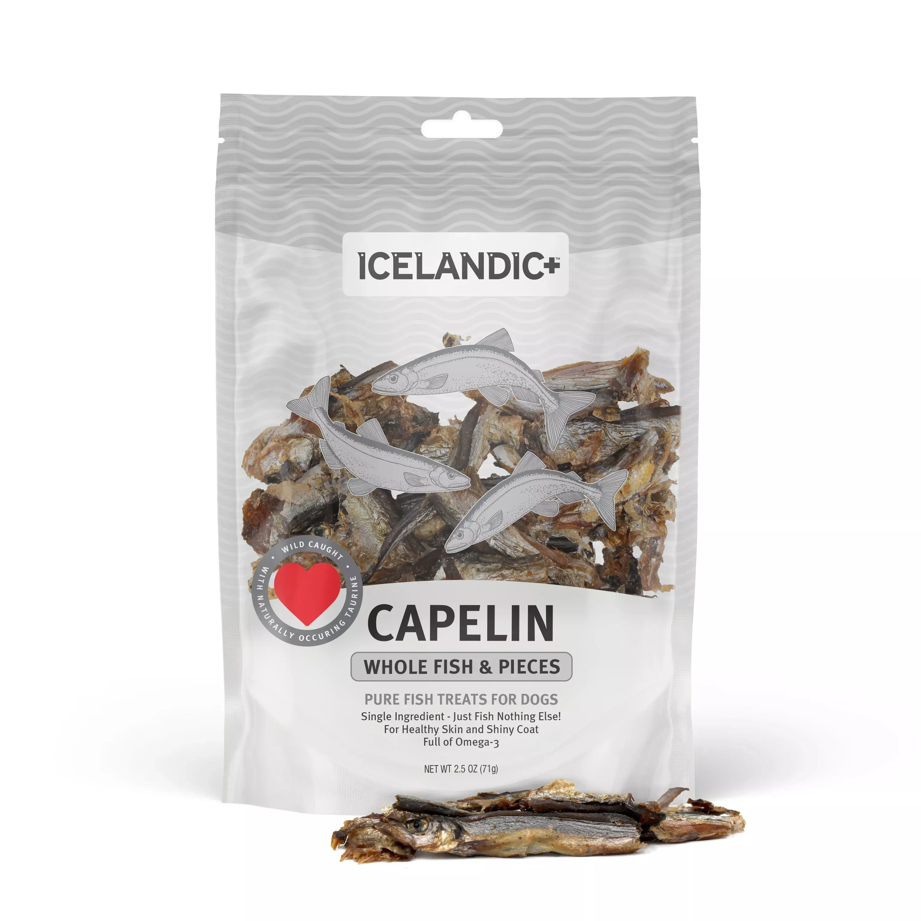 Icelandic Capelin Whole Fish 2.5oz