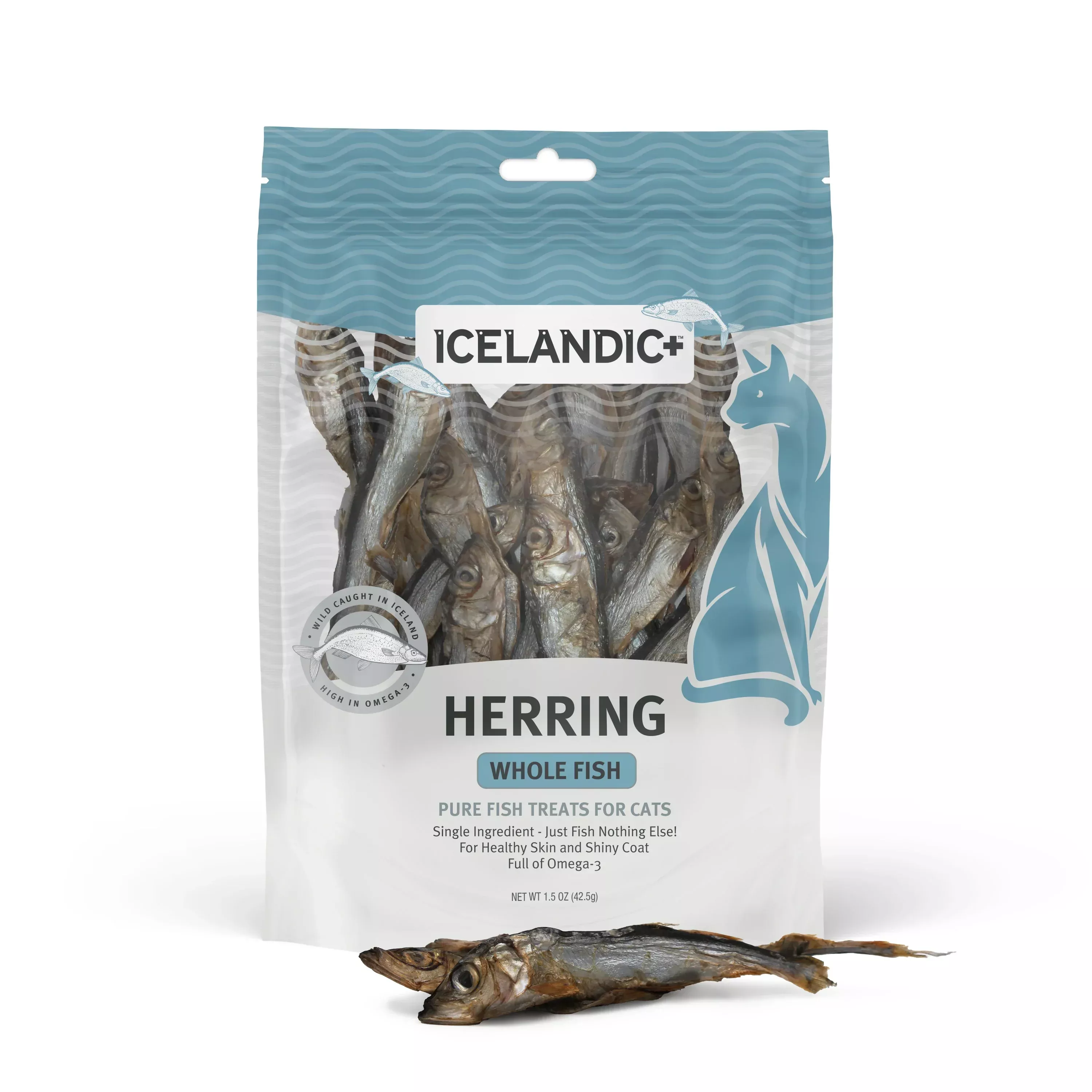 Icelandic Cat Whole Herring Treat