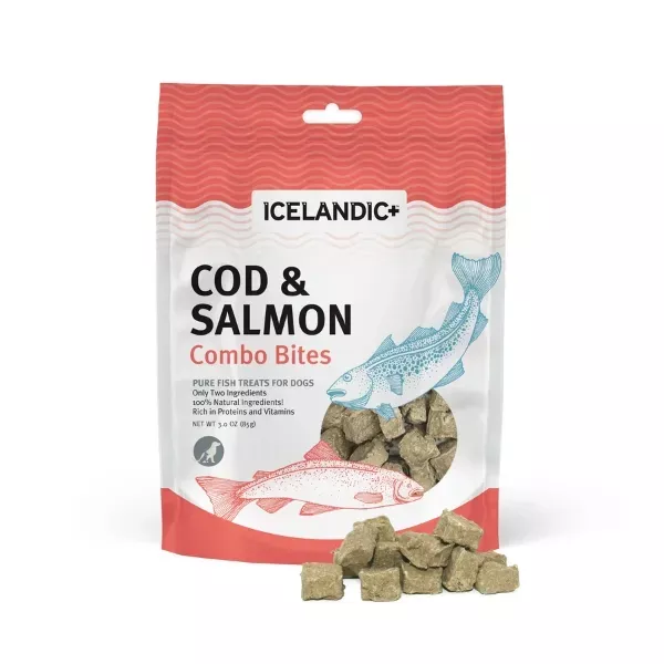 Icelandic+ Cod & Salmon Combo Bites Dog Treats