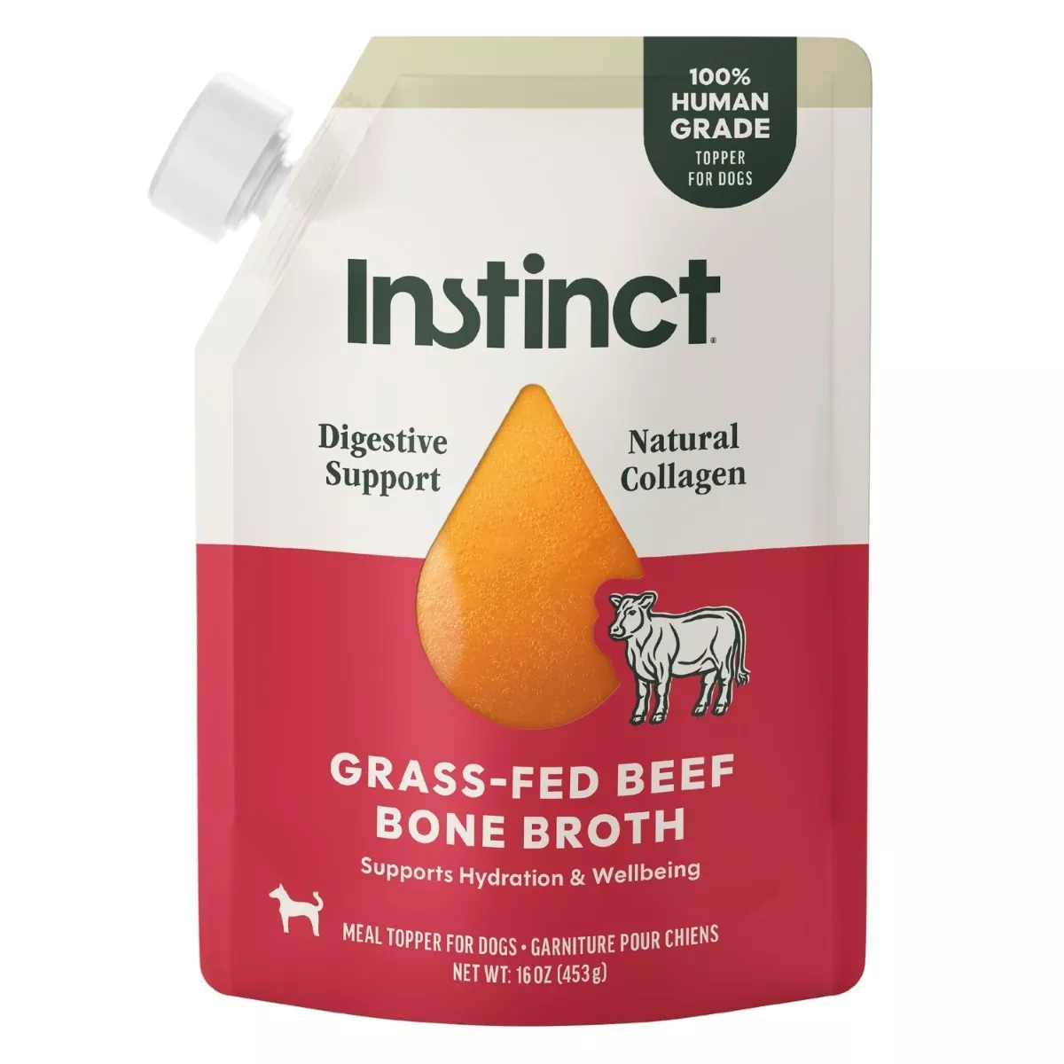Instinct Bone Broth Meal Topper for Dogs - Beef
