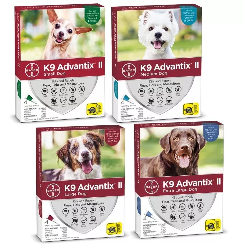 K9 Advantix II for Dogs 4 Month Supply