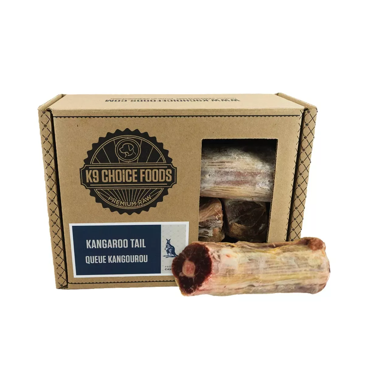 K9 Choice Foods Bones for Dogs - Kangaroo Tail