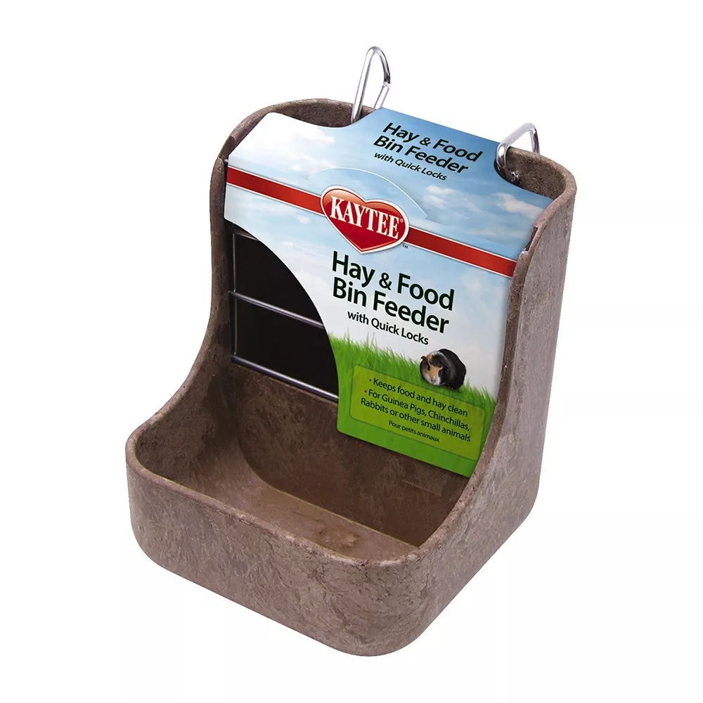 Kaytee Hay & Food Bin Feeder