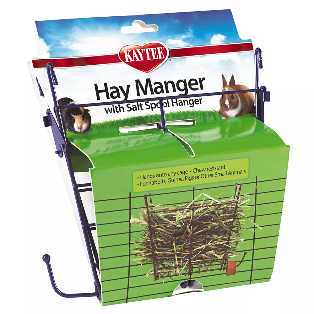 Kaytee Hay Manger Feeder With Salt Hanger