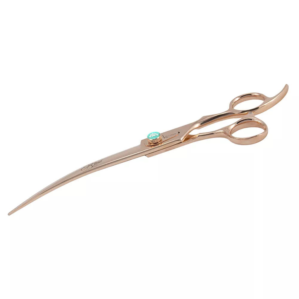 Kenchii, Rose Gold Curved Shears - 8"