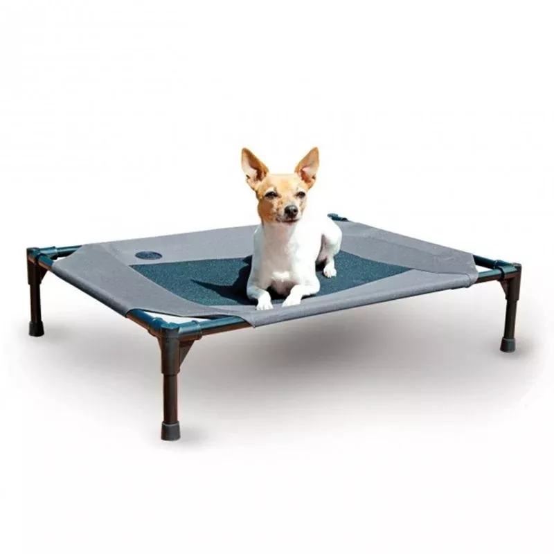 KH Mfg Gray/Blue Coolin Pet Cot