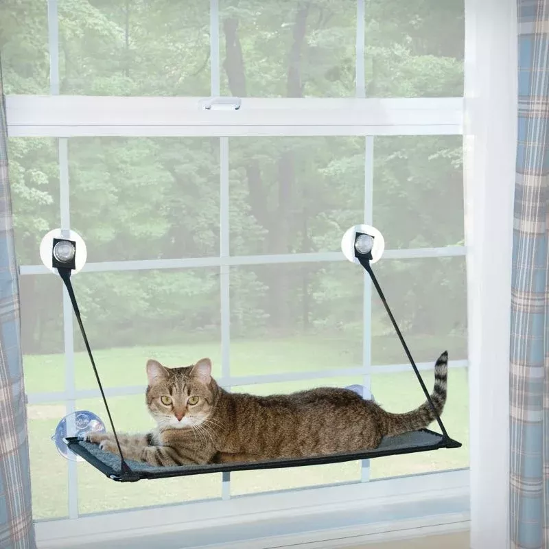 KH Mfg Kitty Sill EZ Window Mount Cat Perch