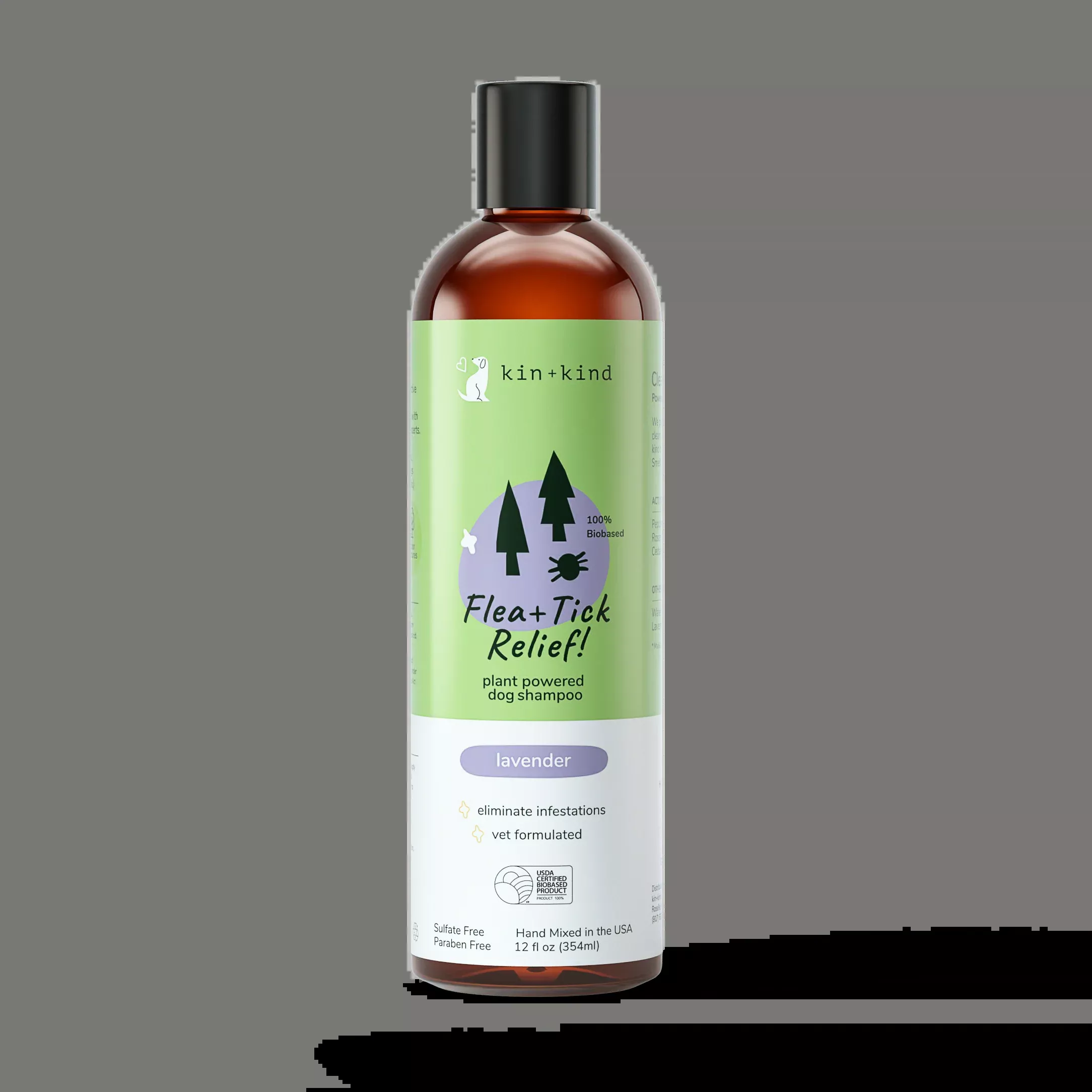 kin+kind Flea/Tick Shampoo for Dogs Only | Lavender