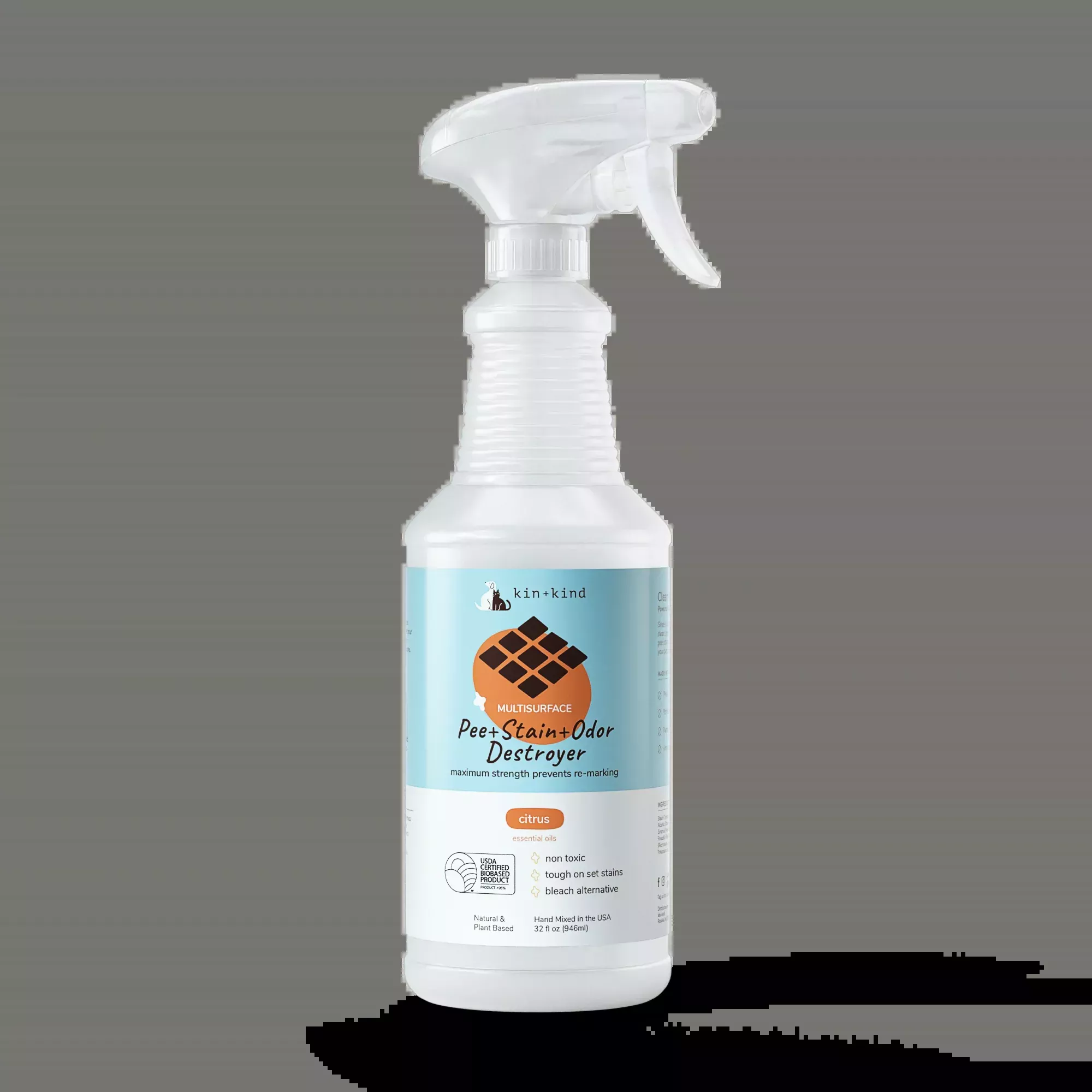 kin+kind PEE+STAIN+ODOR DESTROYER (Multi-Surface) - Citrus
