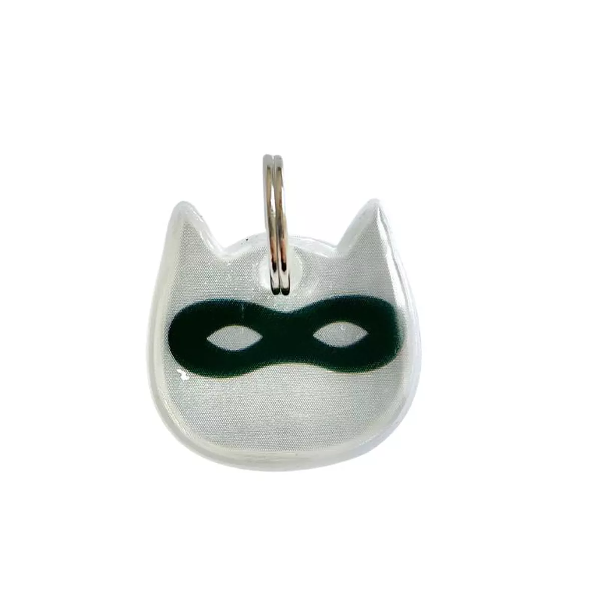 KITTYRAMA SILVER NINJA CAT CHARMReflective, Safe, High Visibility