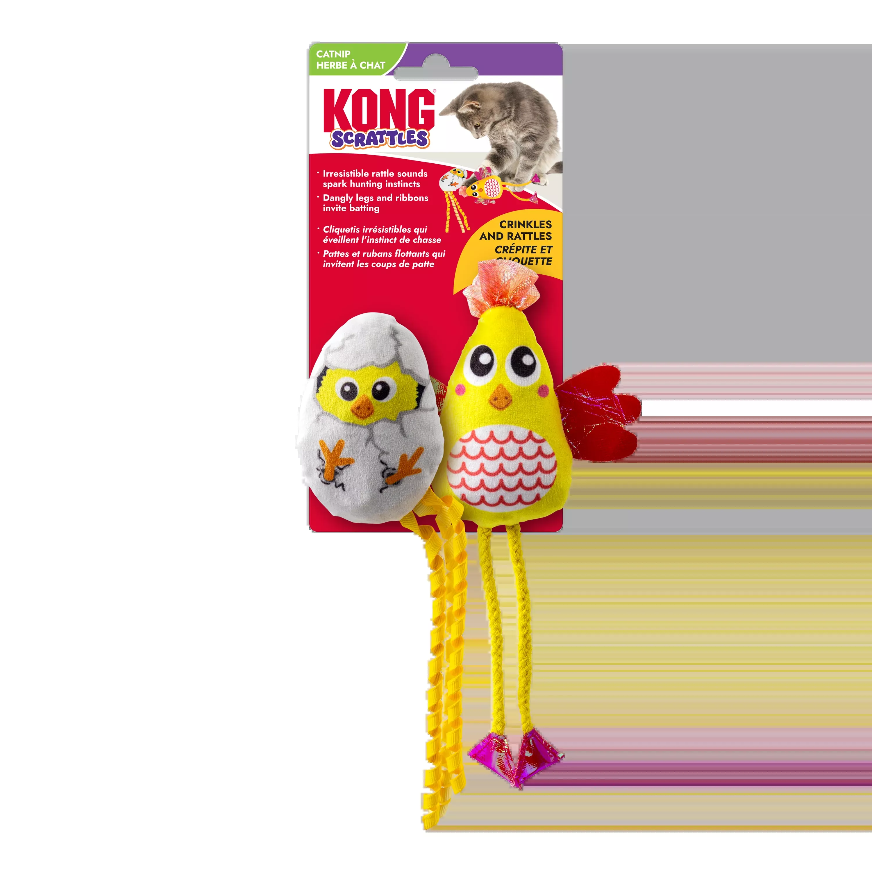 Kong Cats Scrattles Chicken 2 pack