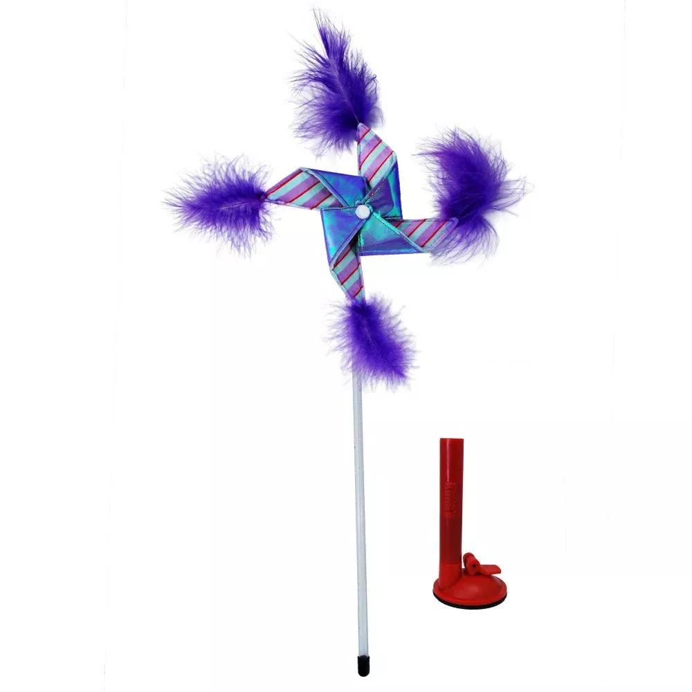 KONG Connects Switch Teaser Pinwheel Cat Toy