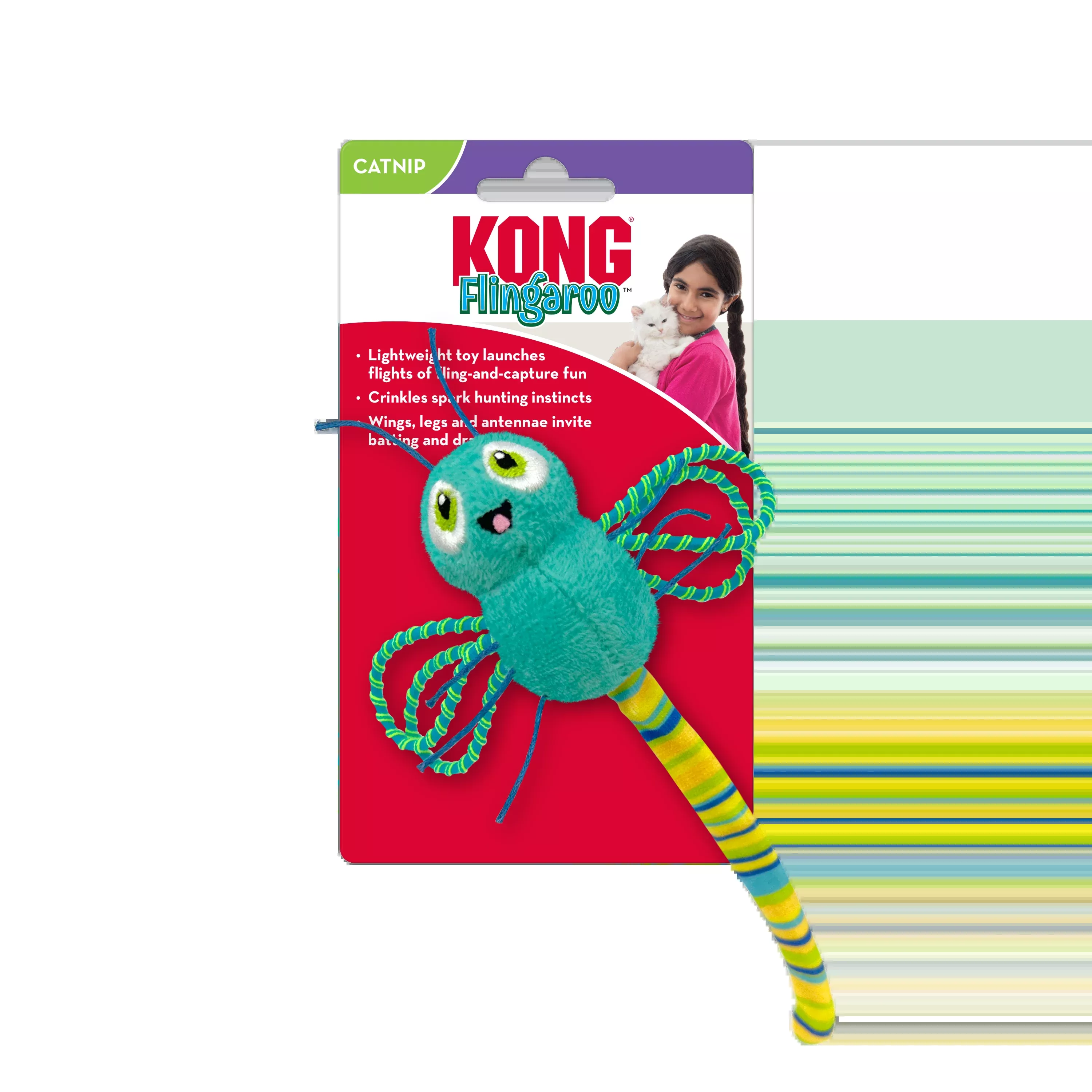 Kong Flingaroo Dragonfly Cat Toy