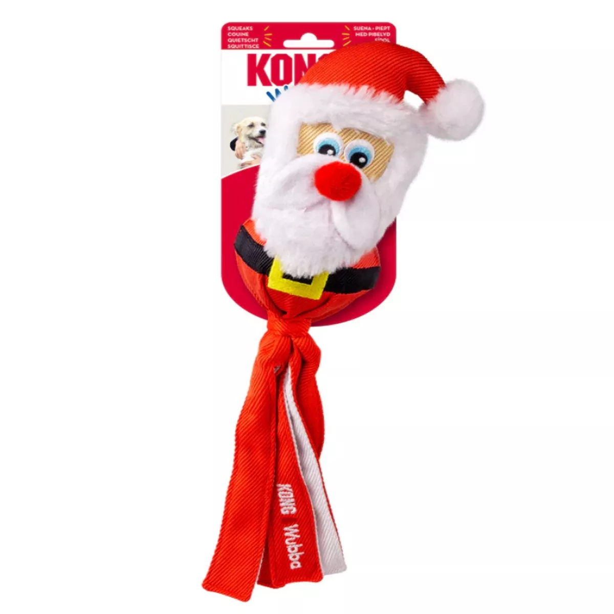 KONG Holiday Wubba Santa