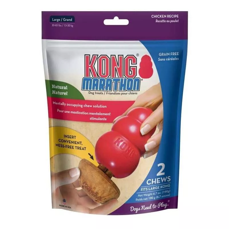 Kong Marathon Large Chicken Treat 2 pk