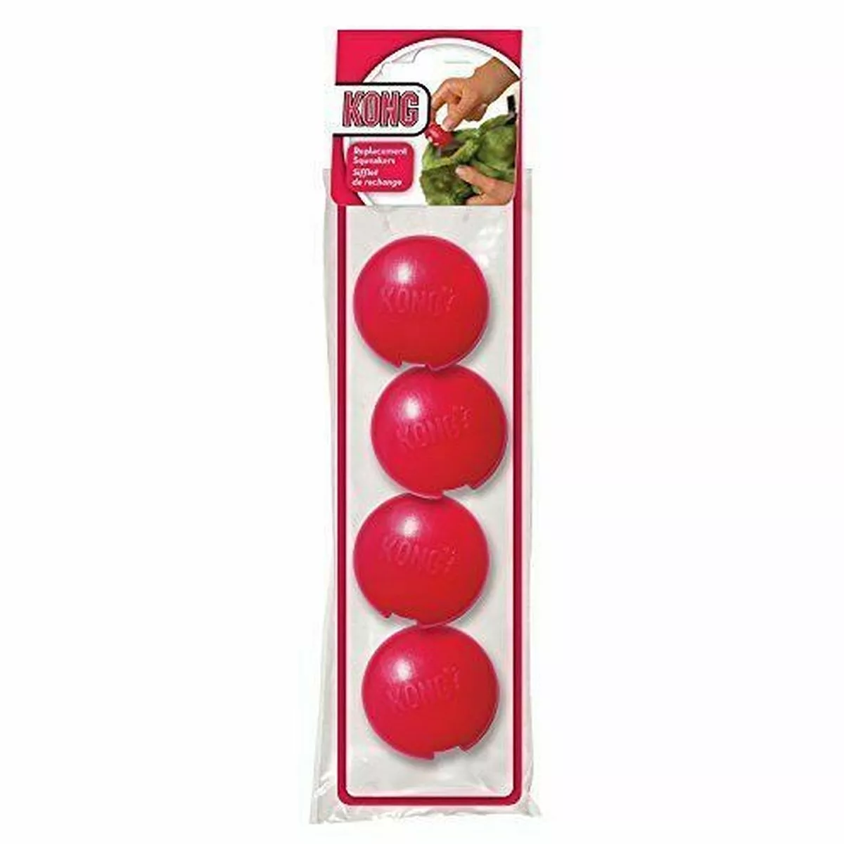 KONG Squeaker Refills Large 4 Pack