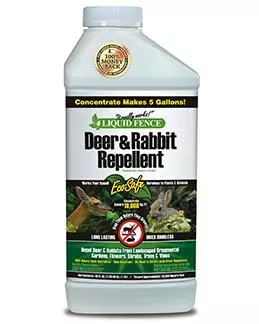 Liquid Fence, Deer & Rabbit Repellent, Concentrate, Quart
