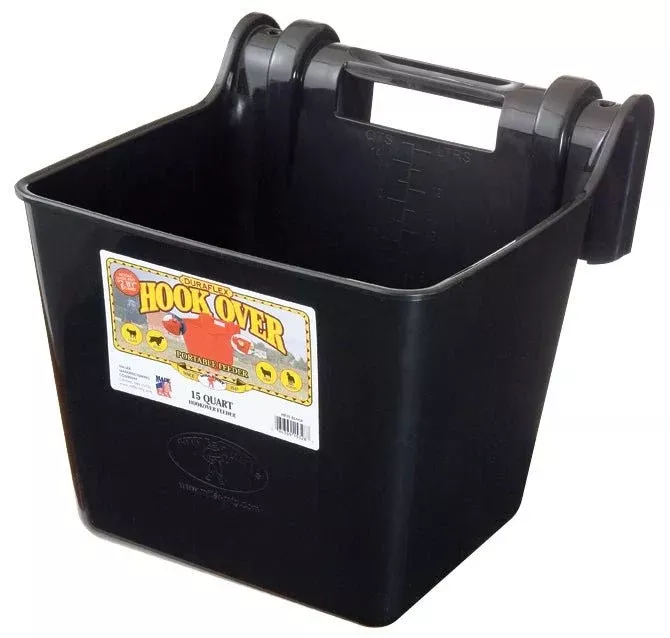 Little Giant Economy Hook Over Feeder, 15 Quart