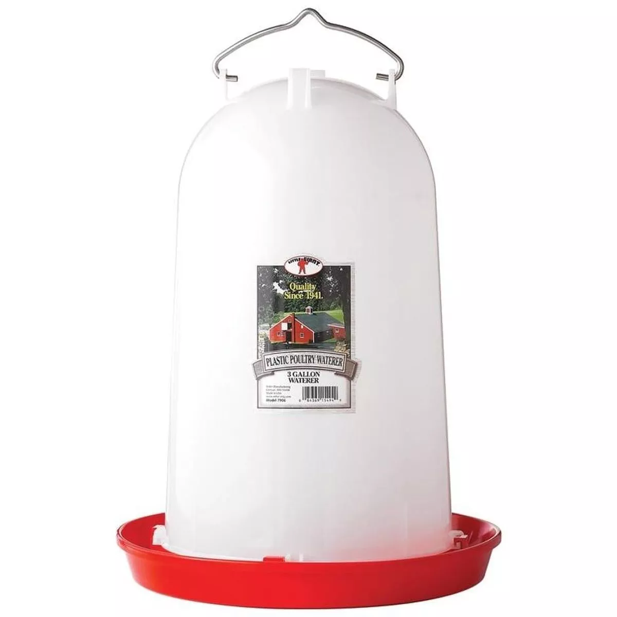 LITTLE GIANT HANGING POULTRY WATERER PLASTIC