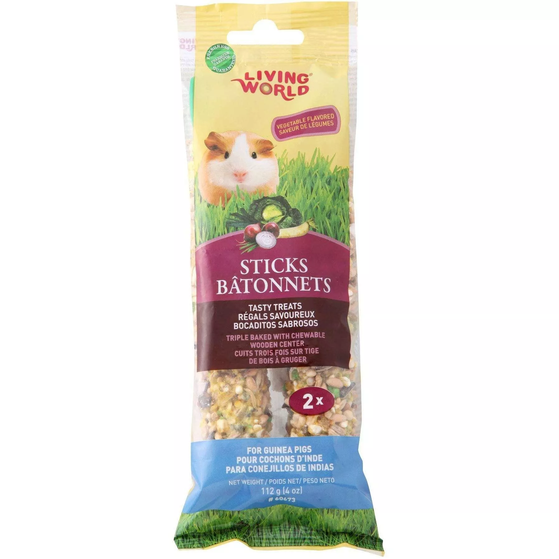 Living World Guinea Pig Stick Vegetable Flavour