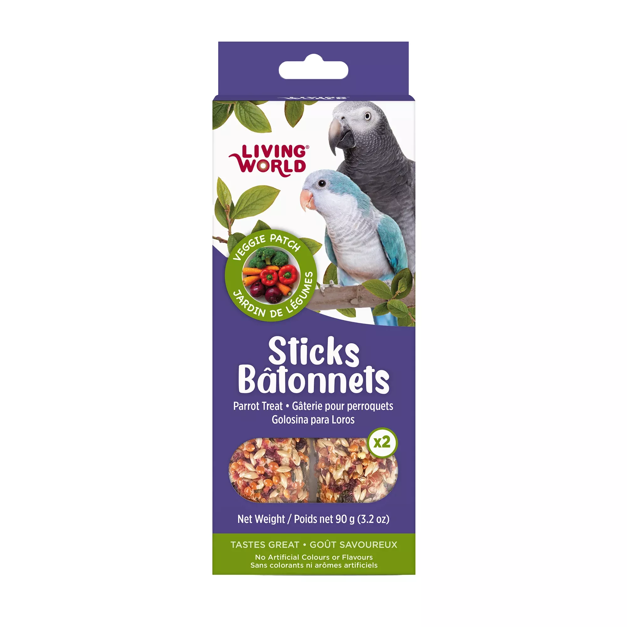 LIVING WORLD - Parrot Treat - Veggie Patch