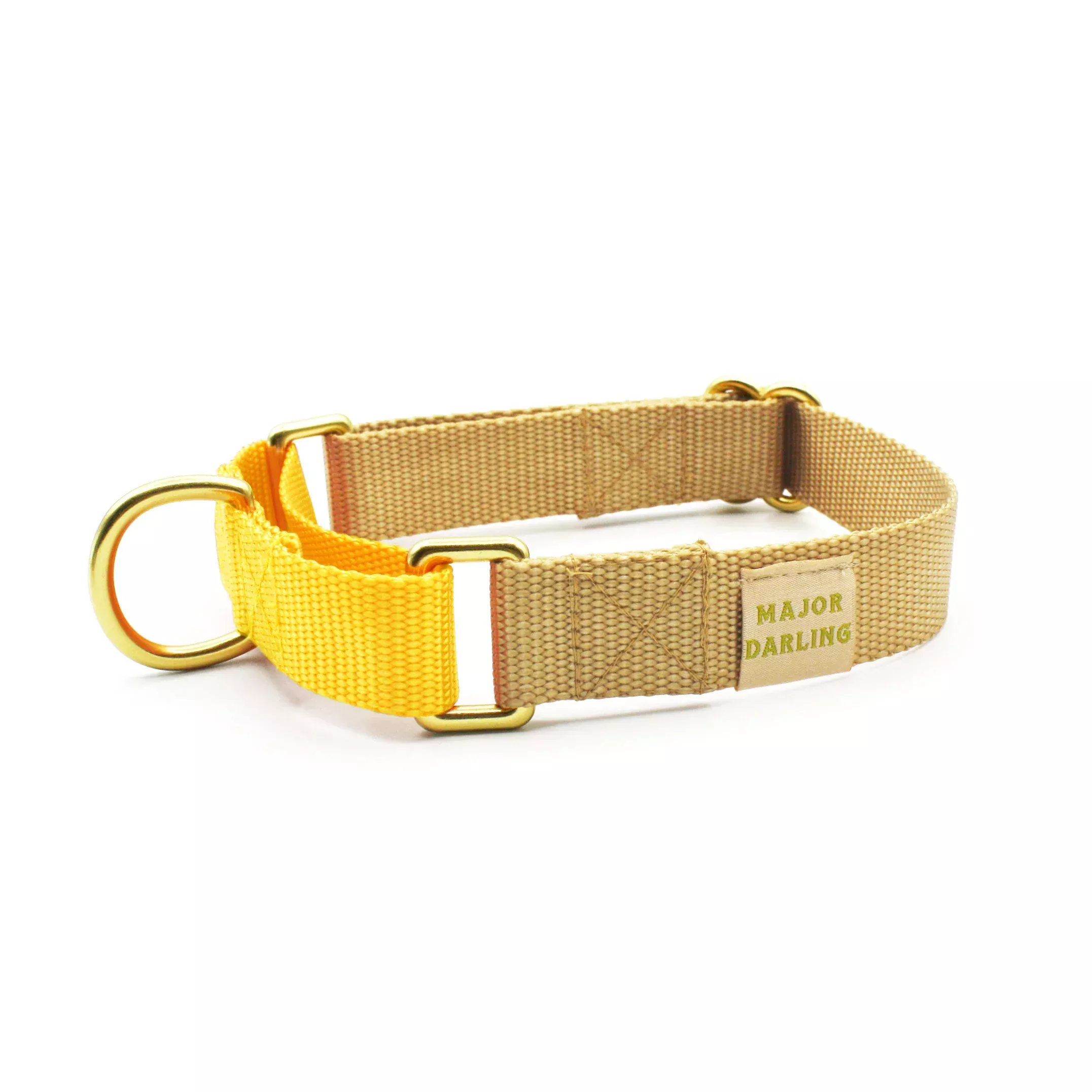 Major Darling Martingale Collar - Dandelion & Gold