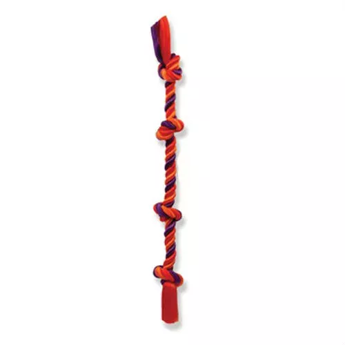Mammoth Flossy Chews 4 Knot Rope - Coloured