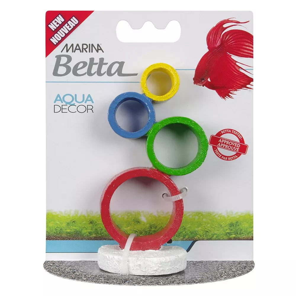 MARINA -Betta Aqua Decor Ornament - Circus Rings