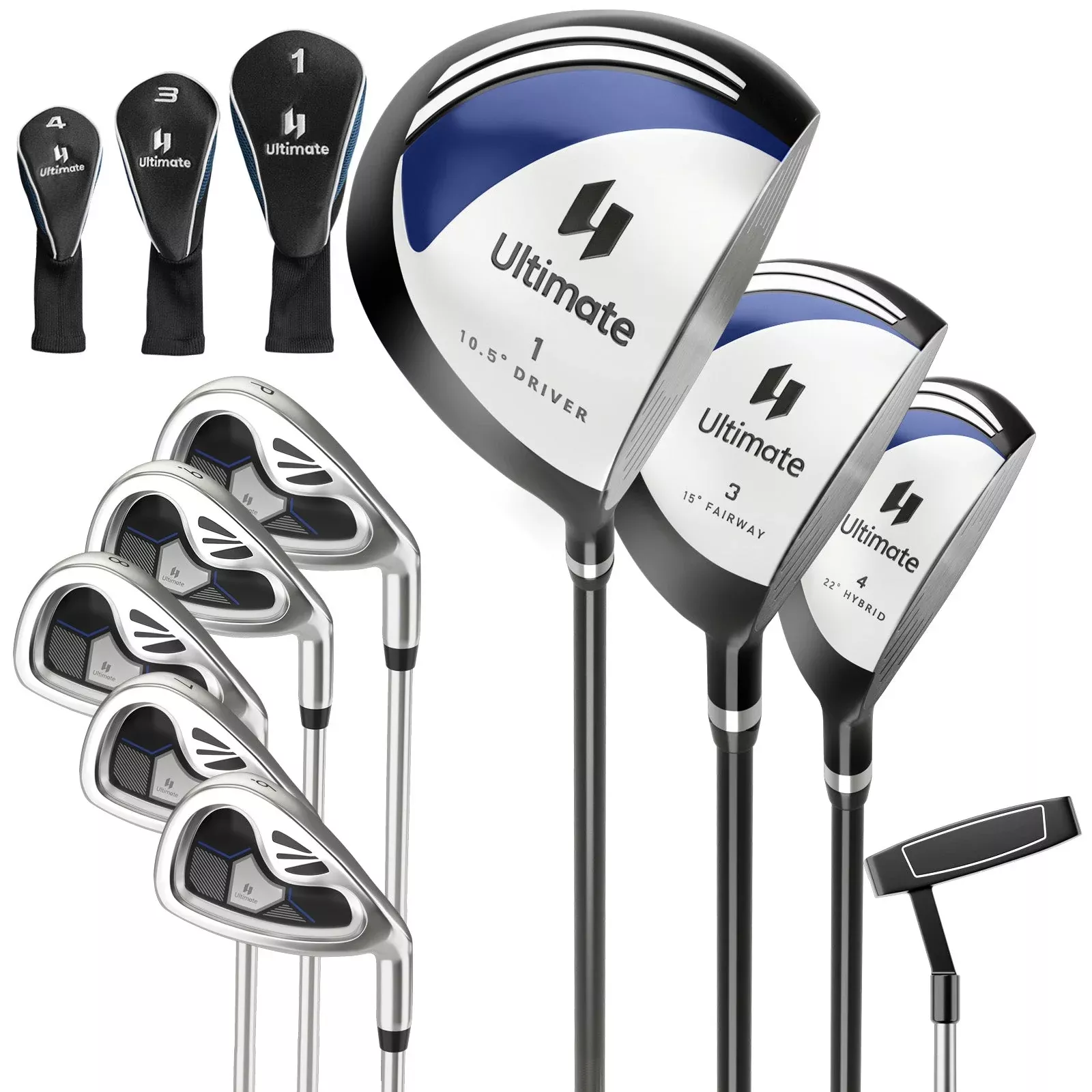 Men's 9 Pieces Complete Golf Club Set