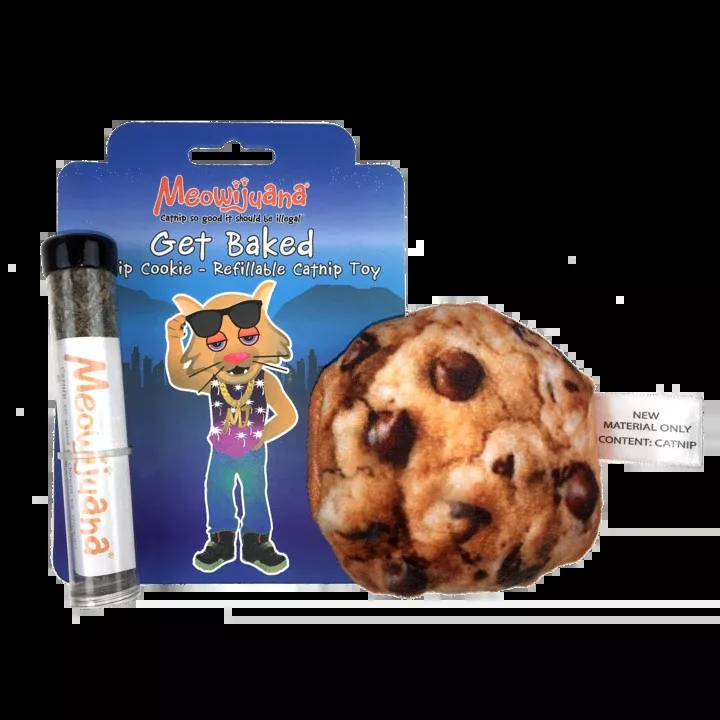 Meowijuana Get Baked Refilliable Cookie Cat Toy