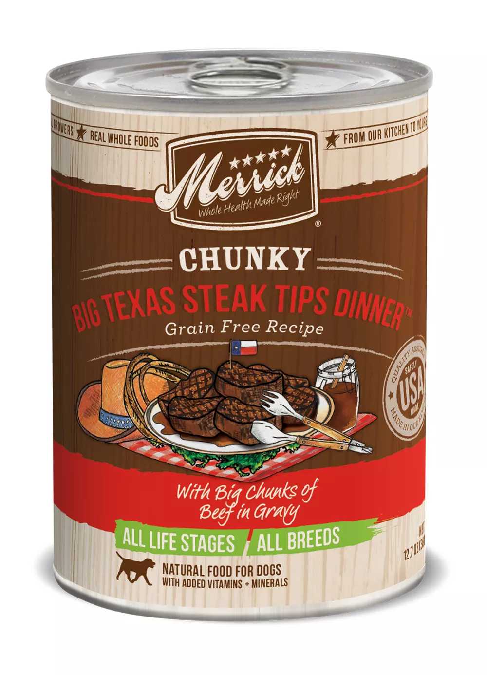Merrick Big Texas Steak Tips 12.7 oz.
