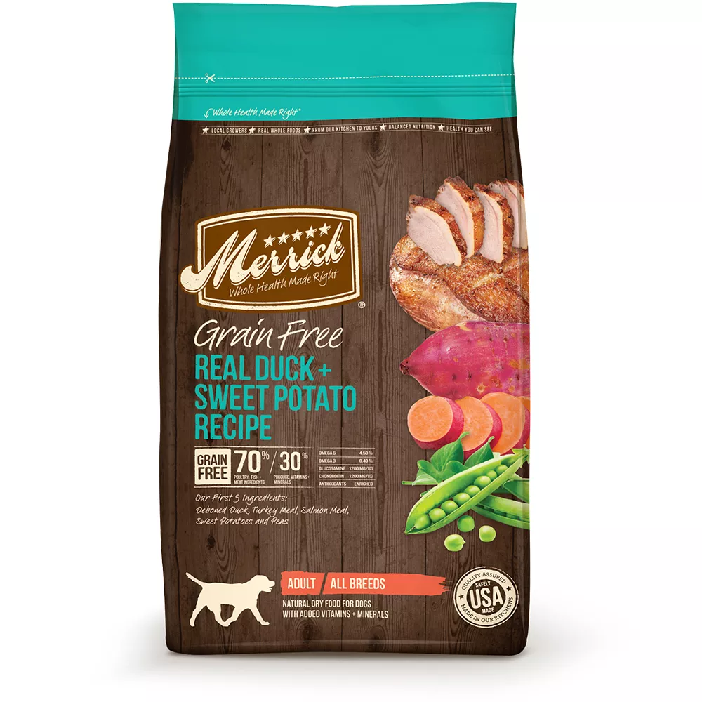 MERRICK GF DUCK /SW POT 4 lb.