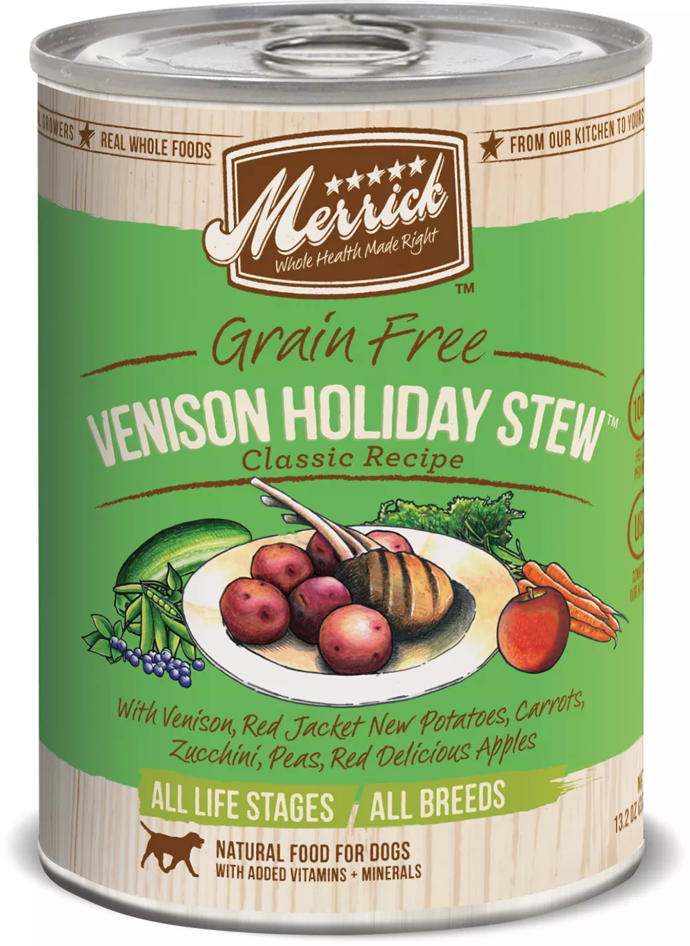 Merrick Venison Holiday Stew 13.2 oz.