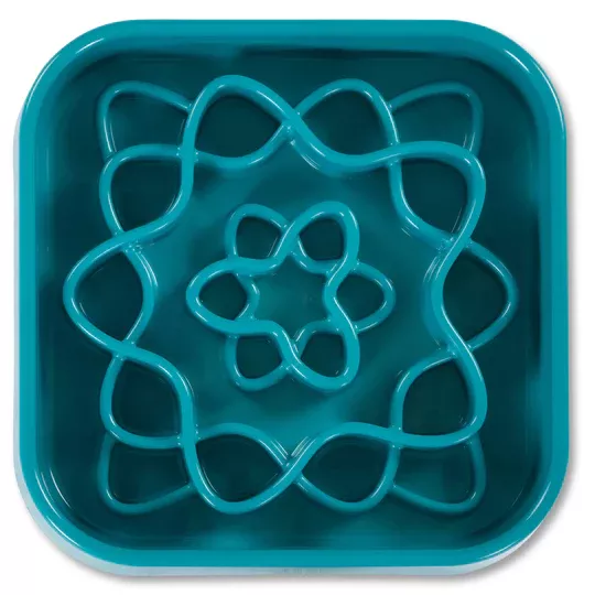 Messy Mutts Interactive Square Dog Slow Feeder 8 cup