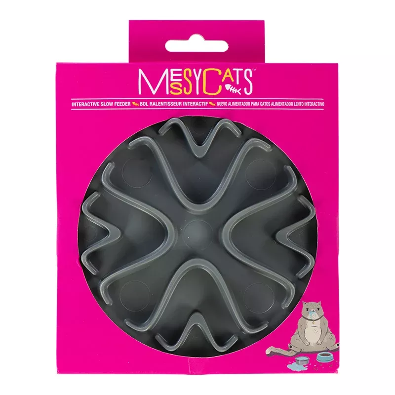 Messy Mutts Silicone Interactive Cat Feeder