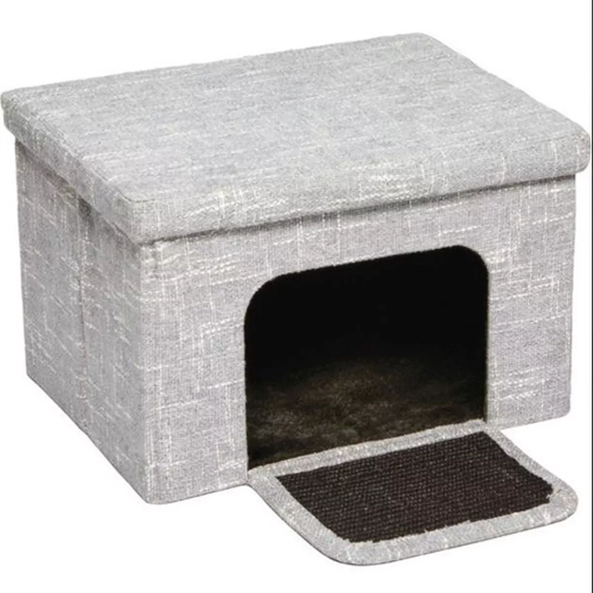 MidWest Curious Cat Cube Cottage Silver