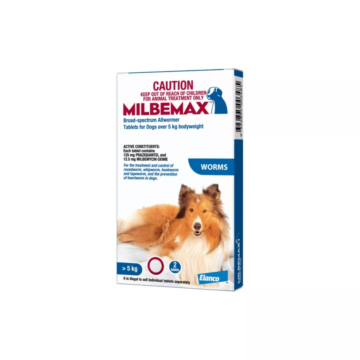 Milbemax Dewormer for Dogs over 11lbs - 2 pack