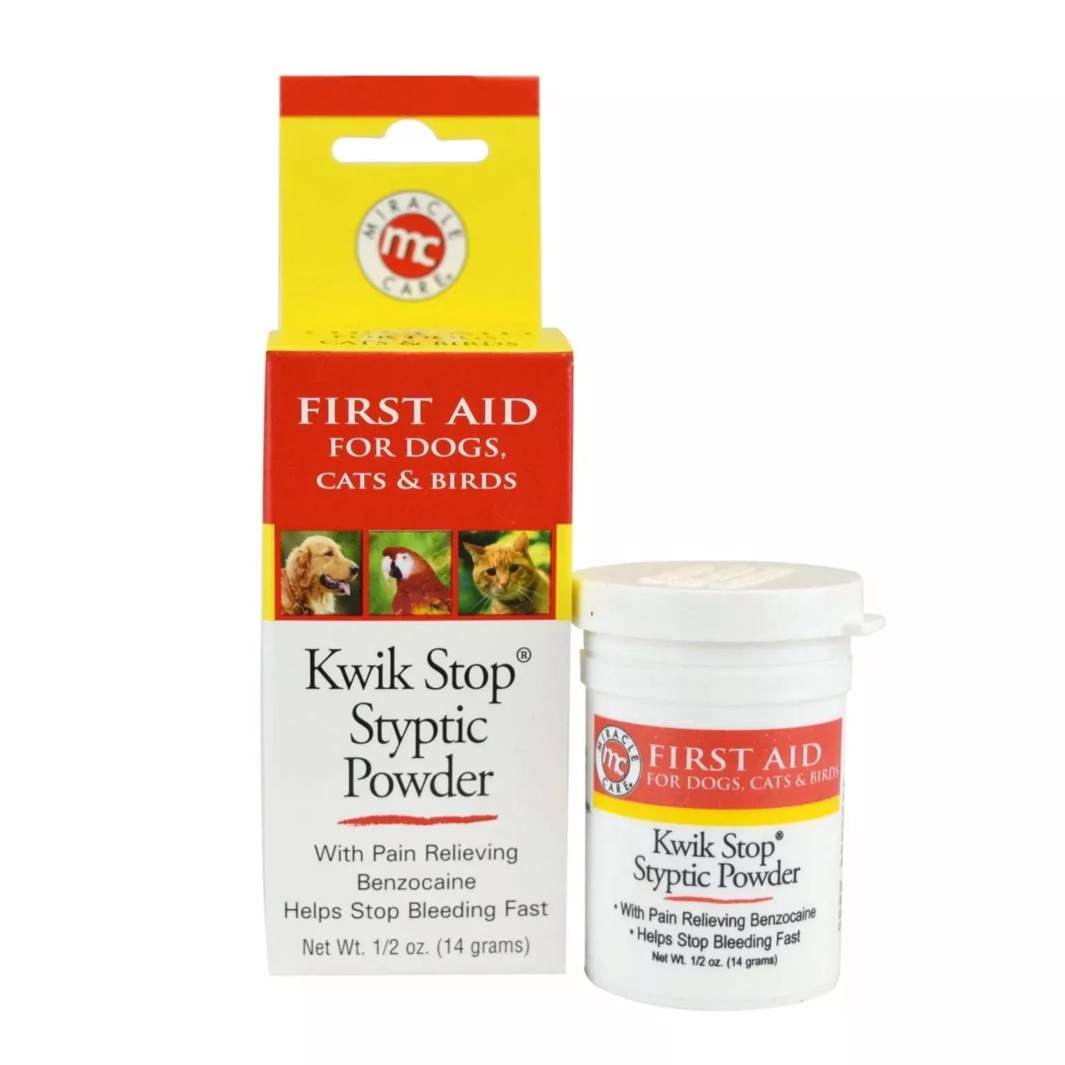 MIraclecare Kwik Stop Styptic Powder .5oz