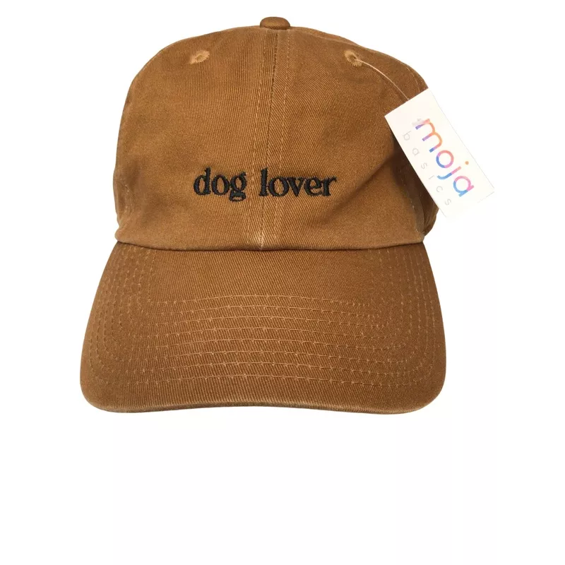 MOJA basics Hat “DOG LOVER”-Brown