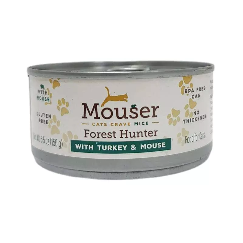 Mouser Forest Hunter With Turkey and Mouse Canned Cat Food