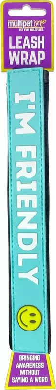Multipet Leash Wrap I'M FRIENDLY