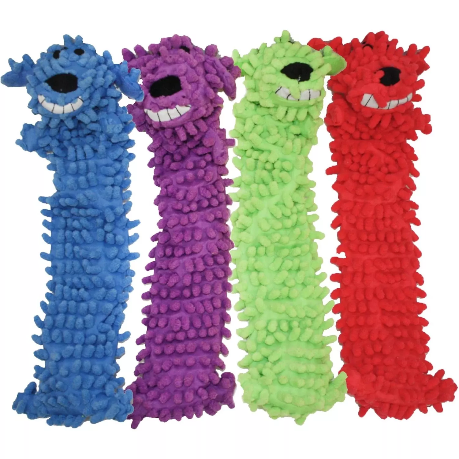 Multipet Loofa Floppy Light-Weight Squeaky Stuffing-Free Dog Toy